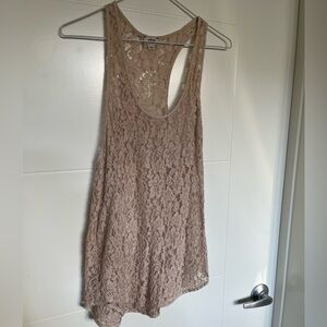 Wilfred Lace Top in Soft Nude